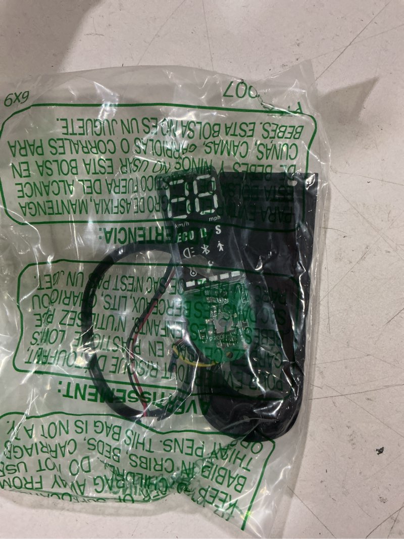 Condition photo showing As Is for upgrade dashboard cover replacement circuit board compatible for segway ninebot max g30 electric scooter parts accessories
