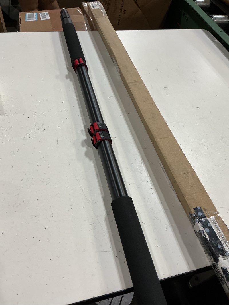 Condition photo showing Good Condition for portable handheld boom pole for shotgun mic, 3-section extendable microphone arm for filming with 3/8" and 5/8" threads, 3ft to 8.3ft adjustable length