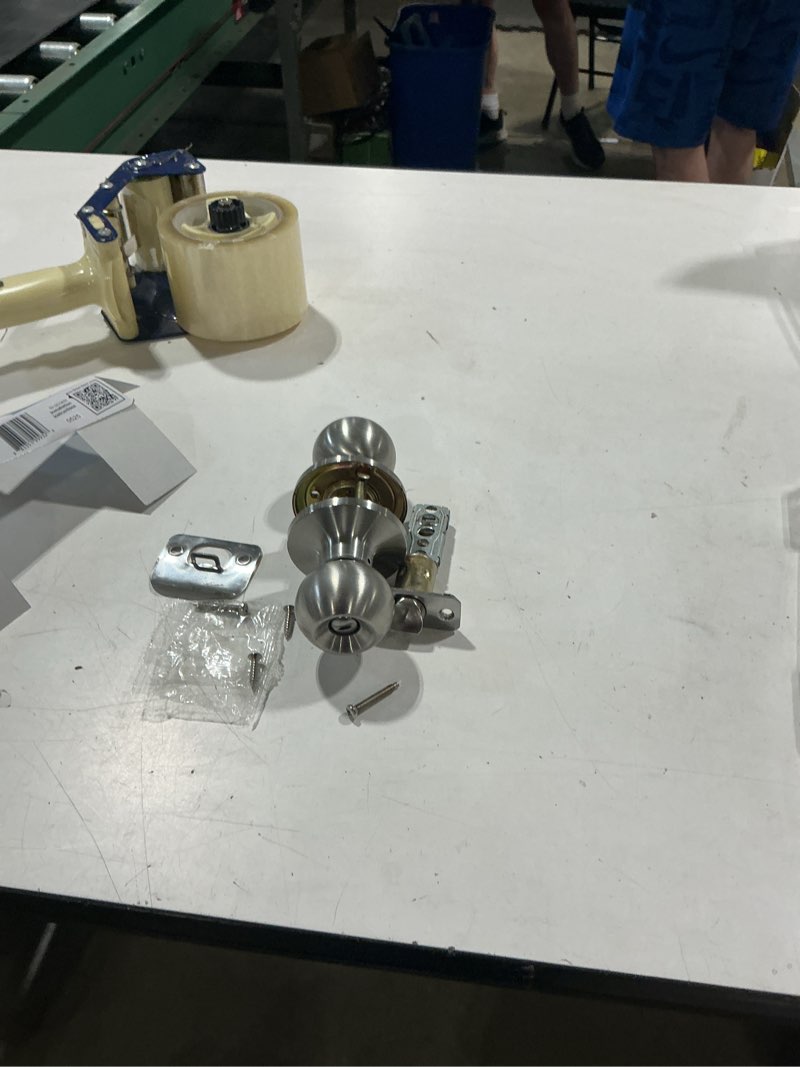 Condition photo showing Good Condition for reliabilt stainless steel bed/bath privacy door knob