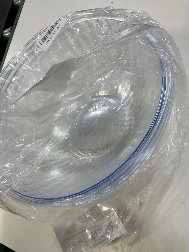 Condition photo showing Good Condition for prestee 4 pack clear plastic serving bowls 150 oz - large round punch bowl and plastic bowls for parties, salads, chips, and catering - durable disposable serving bowl for events and buffets 4 ct (150oz)