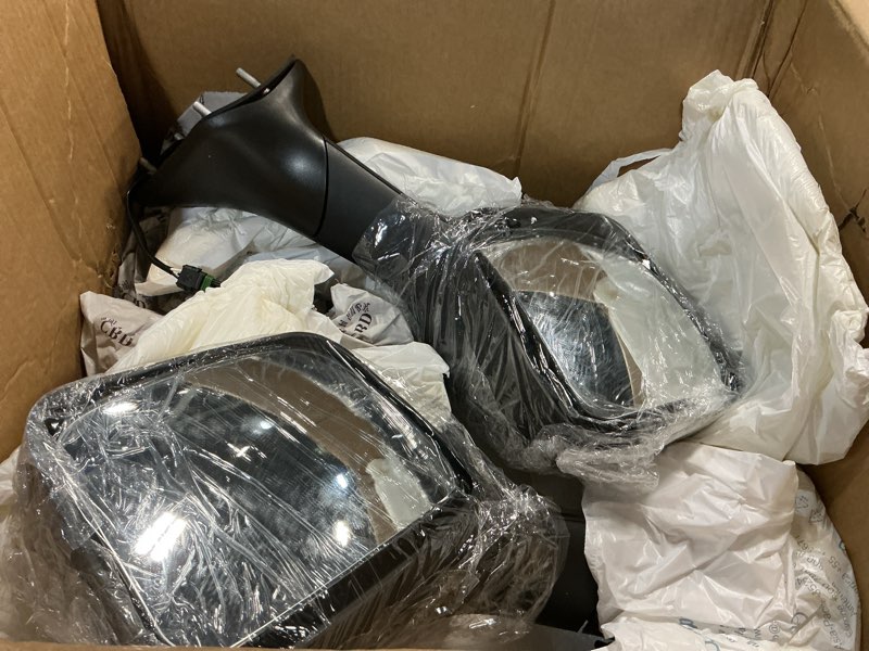 Condition photo showing Good Condition for black hood mirror assembly replacement for international mv 2022 2023 2024, basic manual mirror, a pair