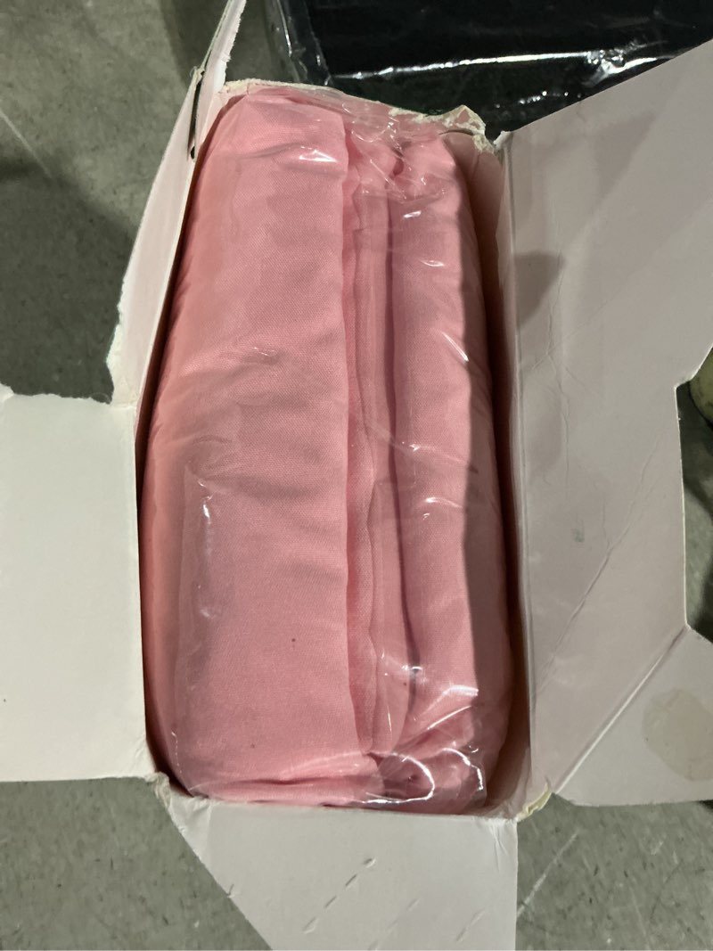 Condition photo showing Good Condition for biloban 3-piece toddler sheet set for girl, toddler bedding set microfiber includes crib mattress sheet, flat sheet and envelope pillowcase, silky soft, breathable and lightweight, pink