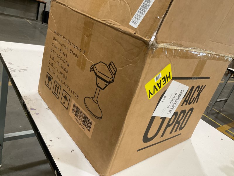 Condition photo showing Good Condition for standing desk stool – ergonomic 360° swivel chair with adjustable height (19.6–29.8 in) for comfortable sitting or leaning