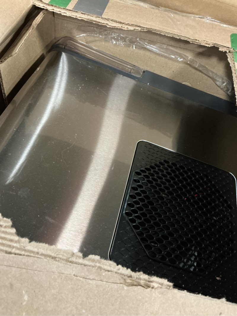 Condition photo showing Good Condition for nugget ice maker 40lbs/day, countertop ice maker soft chewable ice, ice makers one-click & self-cleaning, crushed pellet ice machine with scoop&basket for home/kitchen/office, stainless silver silver 40 lbs