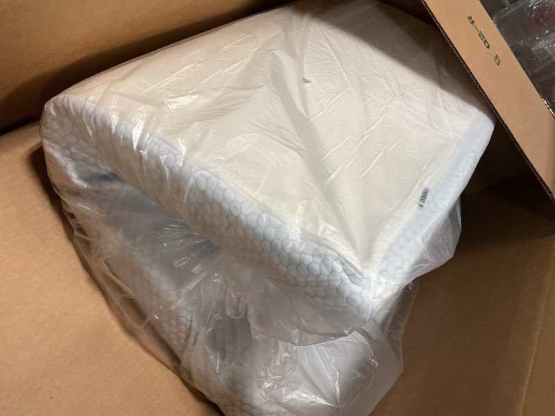 Condition photo showing As Is for Pack and Play Mattress,Dual Sided Premium Breathable Memory Foam 38"x26" Pack N Play Mattresses Pad with Removable Cover Pure 38"x26"
