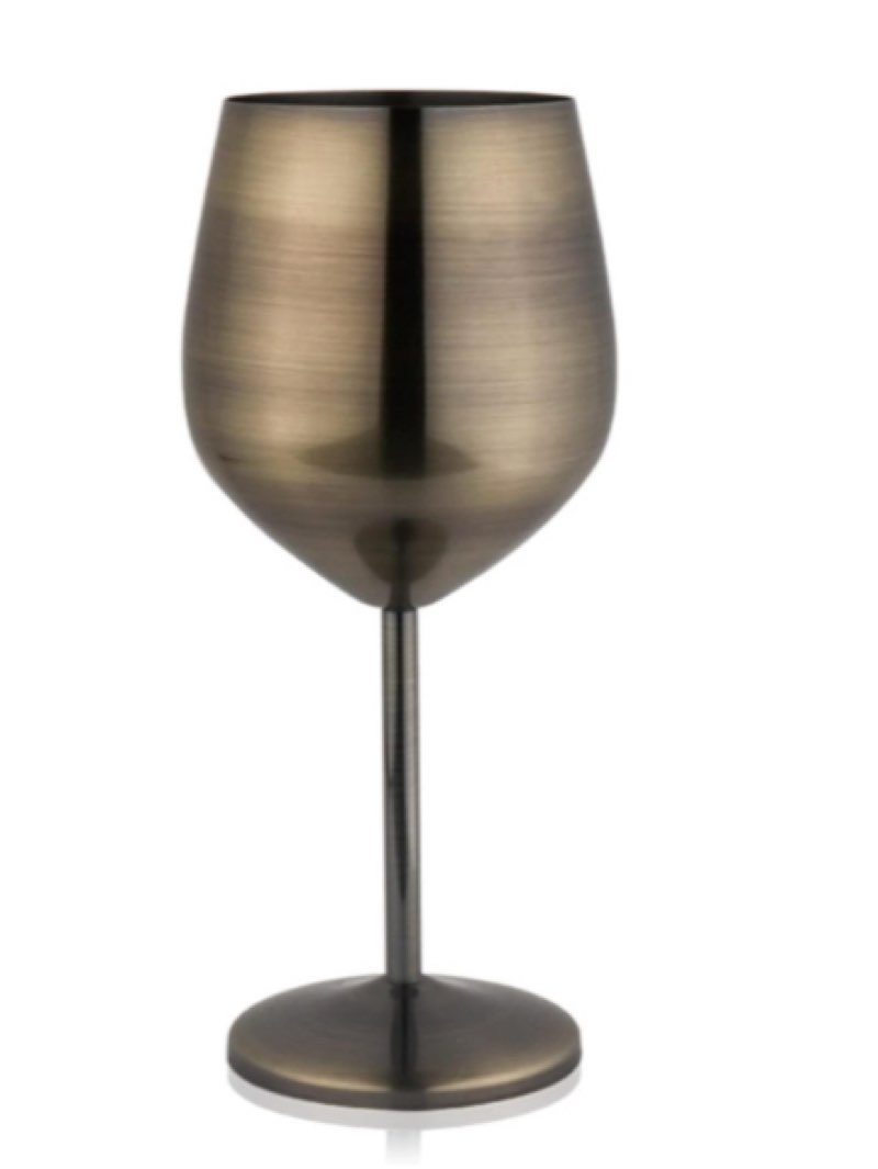 Drinking glasses Stainless Steel Goblet Wine Glass
