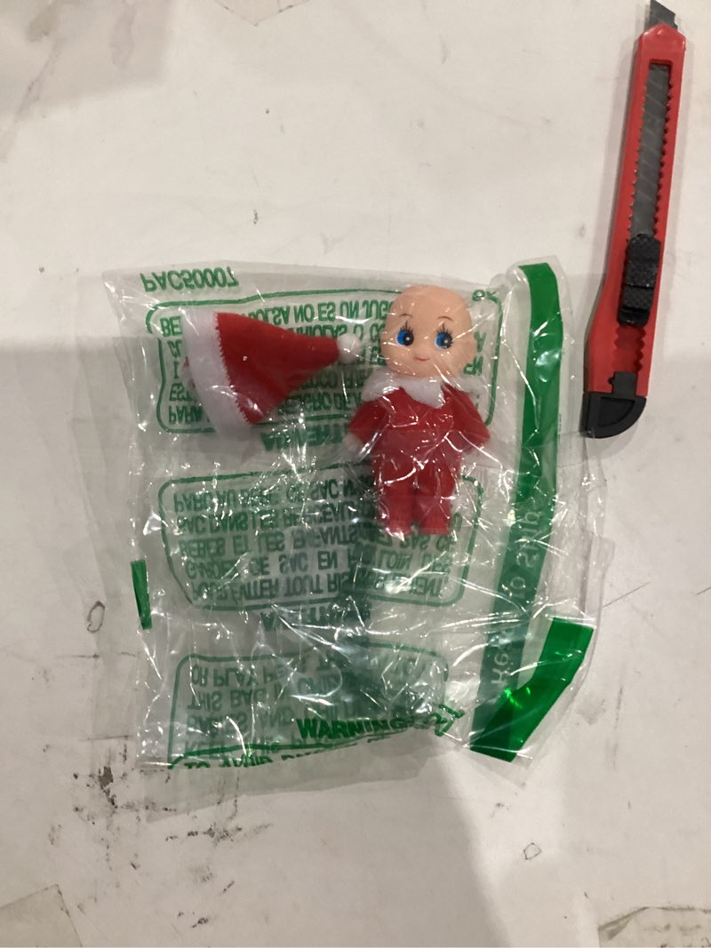 Mini santa elf on the shelf elf