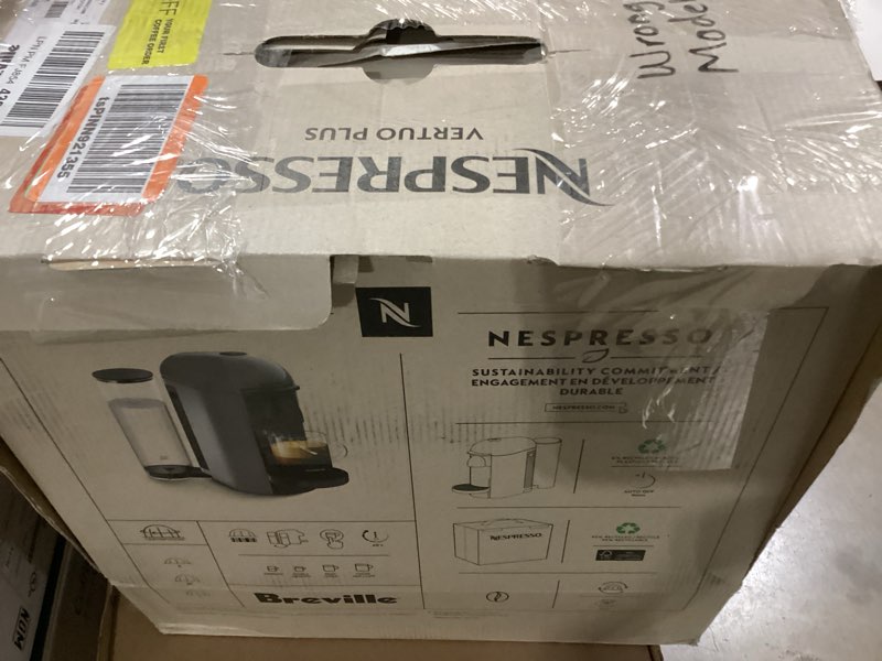 Condition photo showing Good Condition for Nespresso Vertuo Pop+ Coffee and Espresso Machine by De'Longhi, Liquorice Black Machine Only Liquorice Black