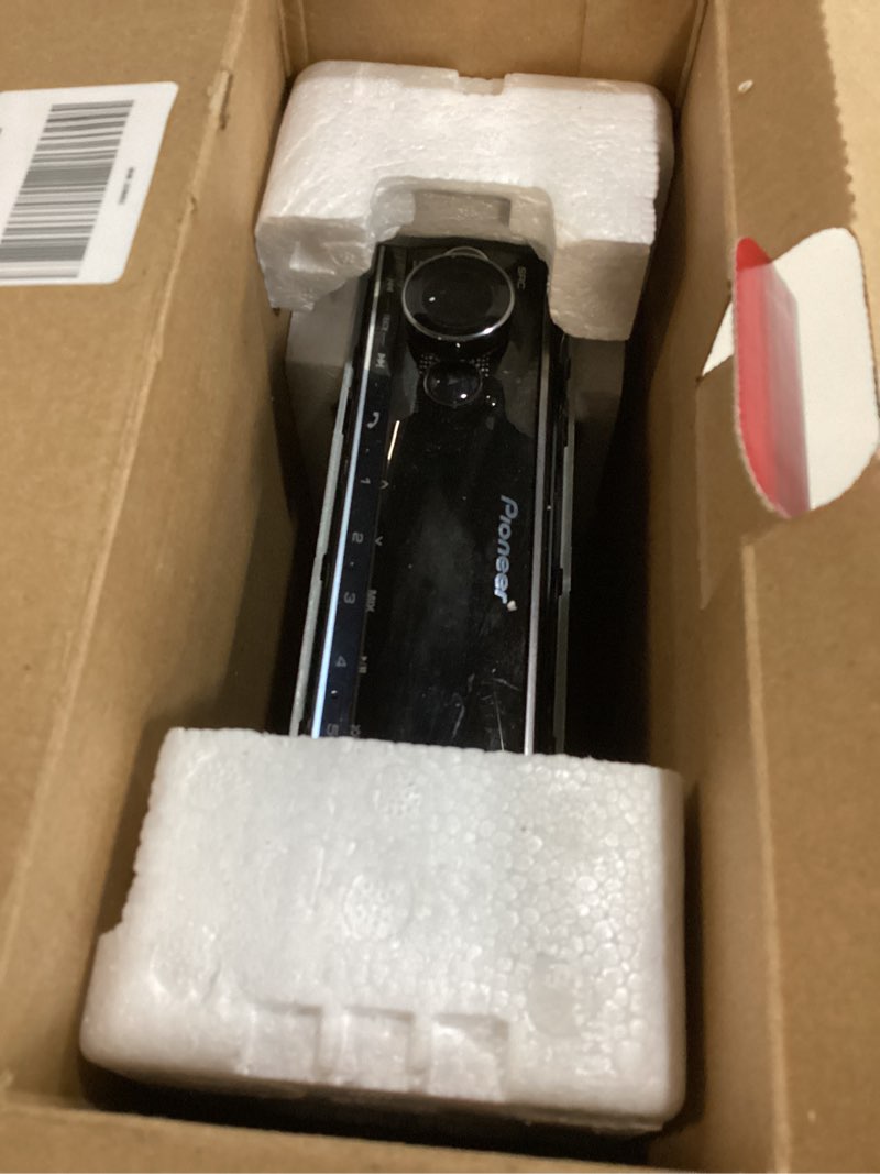 Condition photo showing As Is for pioneer mvh-s522bs amazon alexa, pioneer smart sync, bluetooth, android, iphone - audio digital media receiver