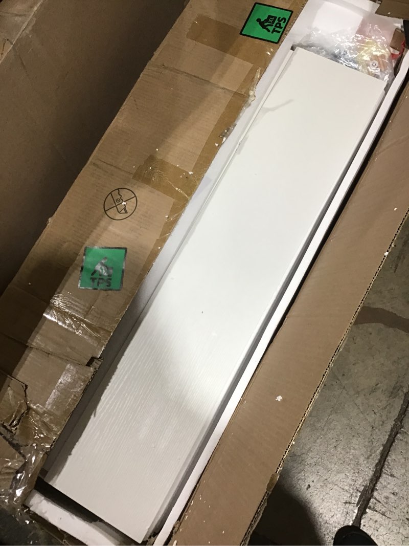 Condition photo showing As Is for HOOBRO Kids Bookshelf, Toy Storage Organzier with 8 Cubicles, Bookcase Footboard, Bookshelf for Kids, for Playroom, Nursery, Bedroom, and School, White WT35CW01G1 INCOMPLETE 