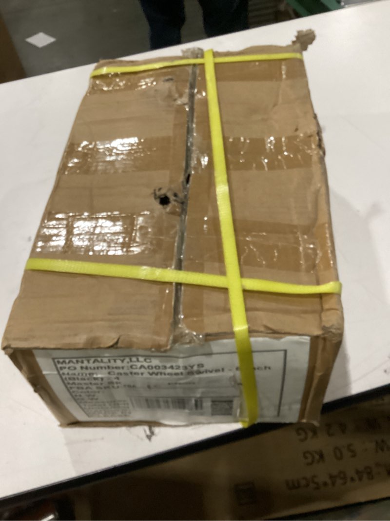 Condition photo showing New/Like New for Caster Wheels Heavy Duty, 8 Inch Caster Wheels, Heavy Duty Casters, Casters Set of 4, Cart Wheels, Swivel Casters, Rubber Caster Wheels, Outdoor Caster Wheels, Large, All Terrain, Offroad, Industrial