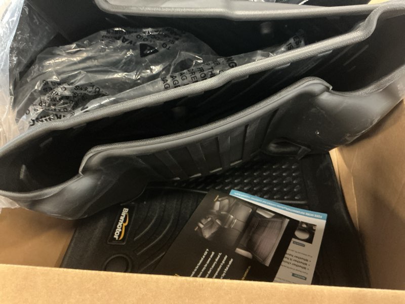 Condition photo showing Good Condition for Binmotor-All Weather Protection TPE Floor Mats for 2022-2024 2025 Ford Maverick(Not for Hybrid) & Bronco Sport 4-Door 2021-2024, Heavy Duty Car Floor Liners, Full Set for Ford Maverick Accessories For Maverick 2022-2025(Gas)