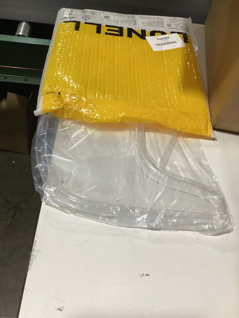 Condition photo showing New/Like New for lunell clear tray cover compatible with stokke tripp trapp strong suction support easy to remove and clean bpa free protective cover with 2 silicone multi straps