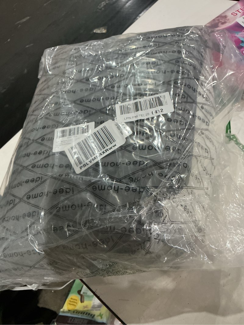 Condition photo showing Good Condition for idee-home outdoor chair cushions set of 4, thick 19" x 19" x 3" outdoor seat cushions patio furniture waterproof with ties, dining pads c medium grey 19x19x3 inch-u shaped 4
