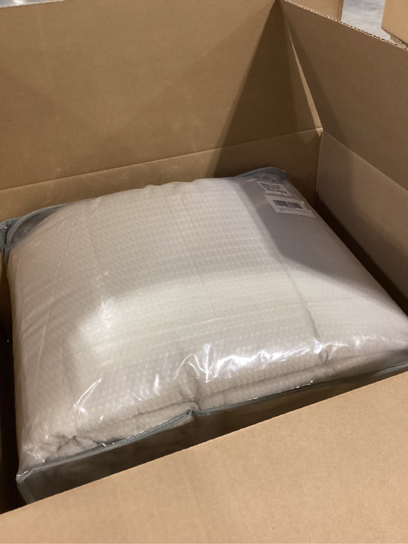 Condition photo showing Good Condition for masaca oversized king bedspread 128"x120",light khaki waffle weave oversized king quilt set 3 pieces lightweight farmhouse wheat extra large california king bedding coverlet ultra soft oversized king plus 128x120 light khaki