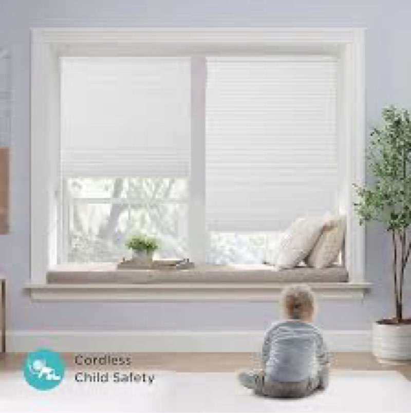 Joydeco Cellular Shades Cordless, Blackout Shades Cellular Blinds for Indoor Windows, Blackout Blind