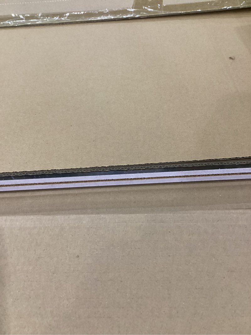 Condition photo showing Good Condition for maxtek large cork board 48 x 36 in, bulletin board for walls, 4'x 3' extra aluminum framed corkboard, foldable wall mounted pin memo notice cork board for office, home wall display 48x36 inches silver