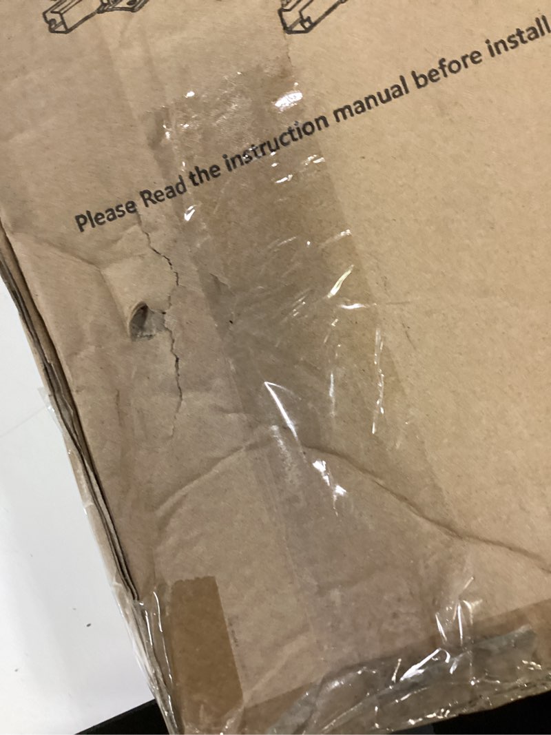 Condition photo showing As Is for liononly pull out trash can under cabinet, sink out, slide-out cabinet kit, adjustable garbage for 7-11 gallon can(not include can) basic