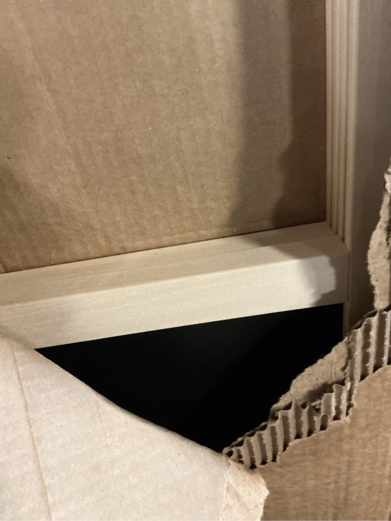 Condition photo showing Good Condition for flipside products marquee easel, natural hardwood, white dry erase/black chalkboard, menus, announcements, restaurants, coffee shops, sale white dry erase/black chalk natural hardwood