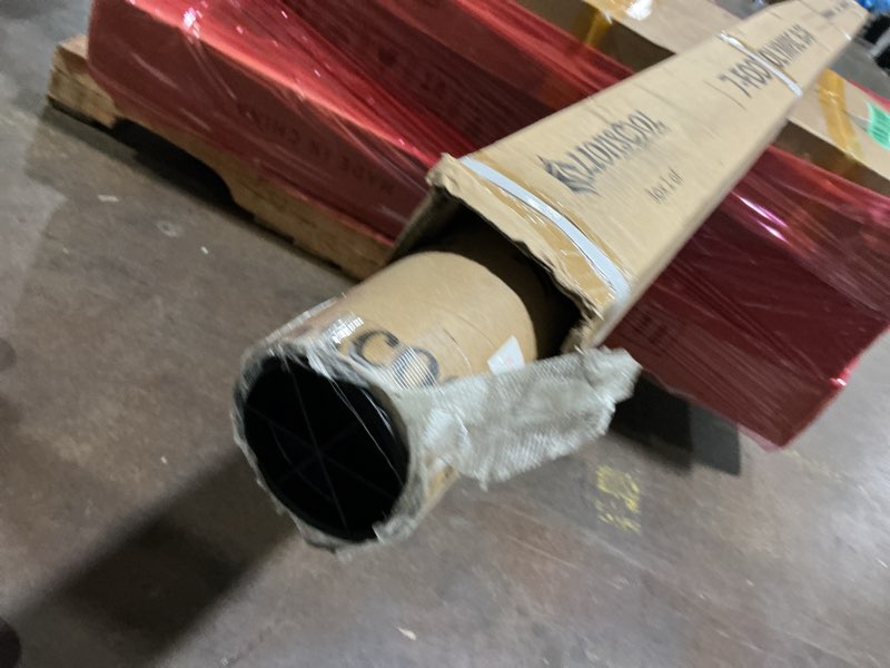 Condition photo showing New/Like New for lionscool 7ft olympic barbell for weightlifting, power lifting, 2 inch strength training bar for squats, deadlifts, presses, rows, curls - 700lbs/1000lbs/1500lbs capacity 40lbs (black e-coating, 500lbs, center knurl)