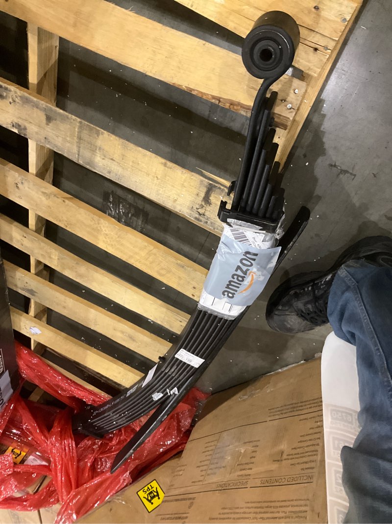 Condition photo showing As Is for dorman 22-1269hd rear leaf spring compatible with select chevrolet/gmc models