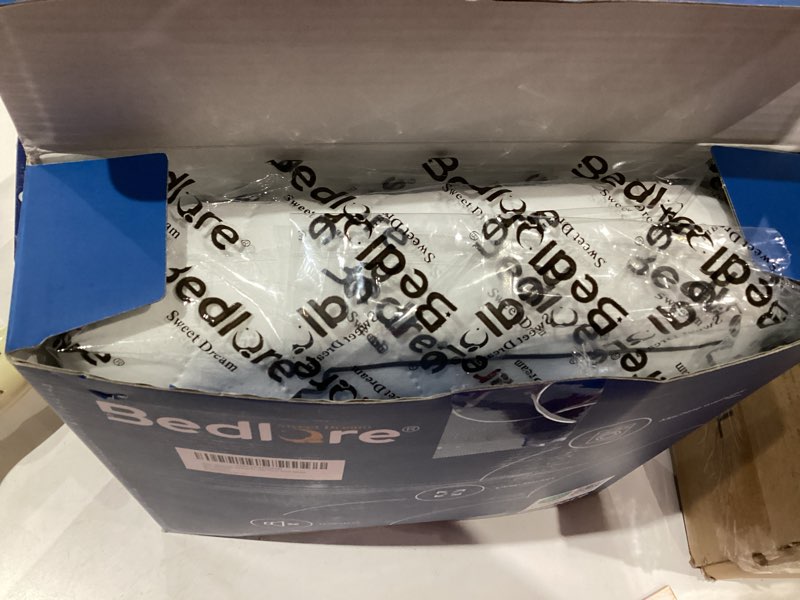 Condition photo showing New/Like New for bedlore waterproof mattress protector, full size mattress pad with deep pocket 6"-15" depth, soft breathable double bed mattress cover for bedroom, college dorm, hotel (white) 2 white full