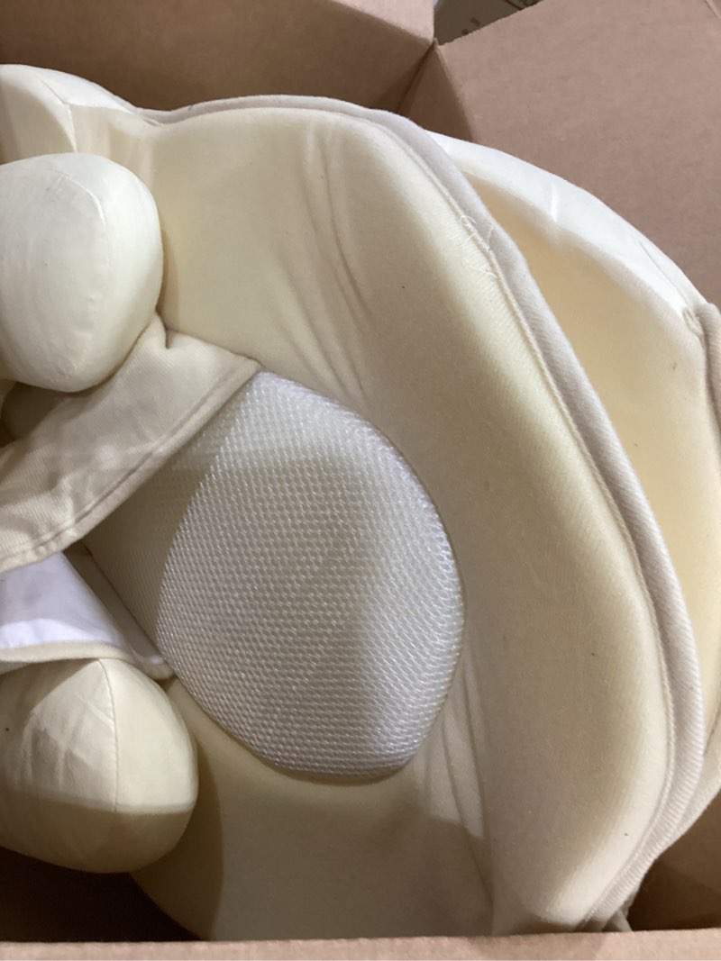 Condition photo showing As Is for baby feeding pillow, anti overflow feeding pillow for reducing spit-up, safety nursing pillow, baby lounger reflux wedge breastfeeding, removable top and bottom