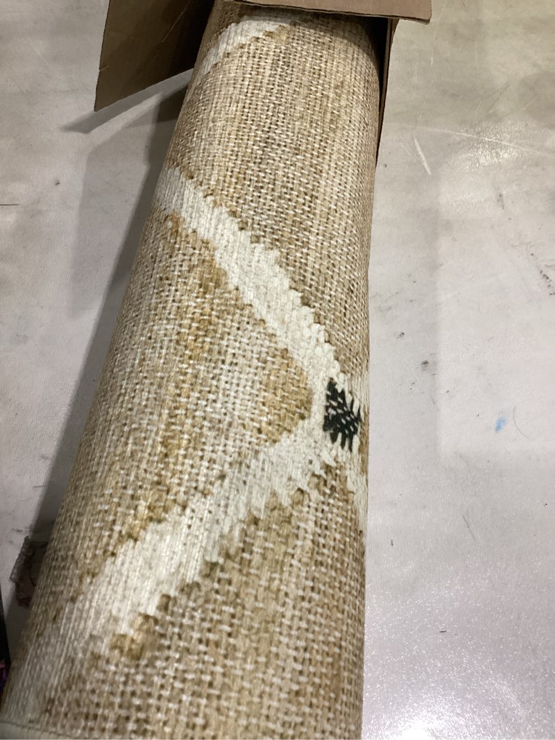 Condition photo showing Good Condition for dash and albert kali, natural, 2' x 3', diamond, soft and cozy, high traffic, lightweight, anti-slip, durable, machine washable area rug for bedroom, living room, dining, den, foyer, entryway 2' x 3' (rectangular)