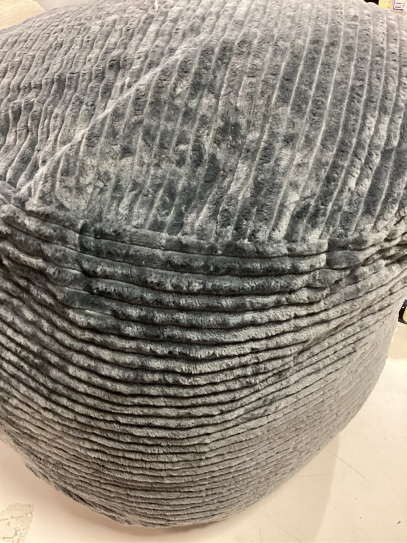 Condition photo showing Good Condition for AS AWESLING Round Ottoman Foot Rest Pouf for Living Room Couch - Soft Plush Hassock