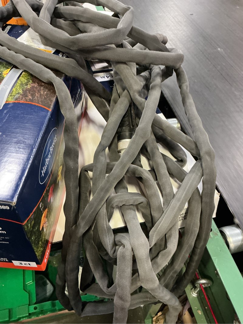 Condition photo showing As Is for zero-g teknor apex 5/8-in x 50-ft premium kink free woven gray hose