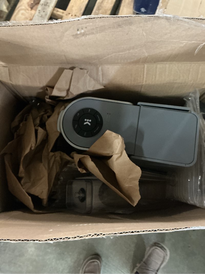 Condition photo showing As Is for keurig k-supreme single serve k-cup pod coffee maker, multistream technology, 4 brew sizes, 66oz dual-position removable reservoir, gray gray coffee maker