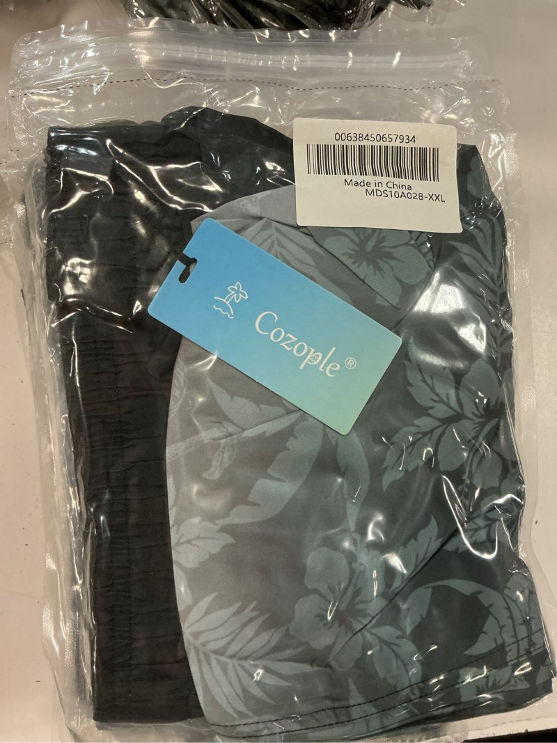 Condition photo showing New/Like New for grey xxl lollipie mens swimming trunks with compression liner swim shorts 7 inch quick dry bathing suit anti chafe boardshorts