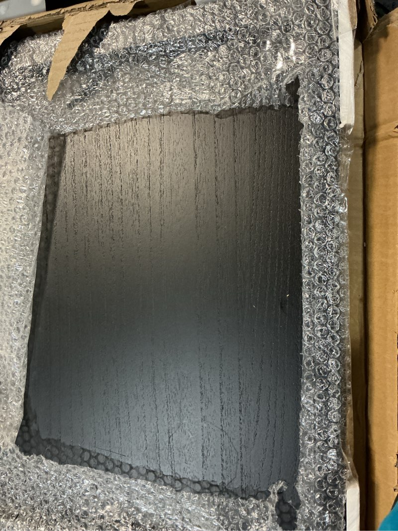 Condition photo showing New/Like New for hanobe large ottoman serving tray: 40" farmhouse wood decorative coffee table trays for home decor living room for black long kitchen counter topper