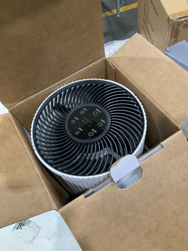 Condition photo showing Good Condition for air purifiers for home large room cover up to 1500 ft² with true hepa filter, 20db sleep mode, 360° air intake & outlet, air cleaner for bedroom pets, 7 color light, hap604, bright white