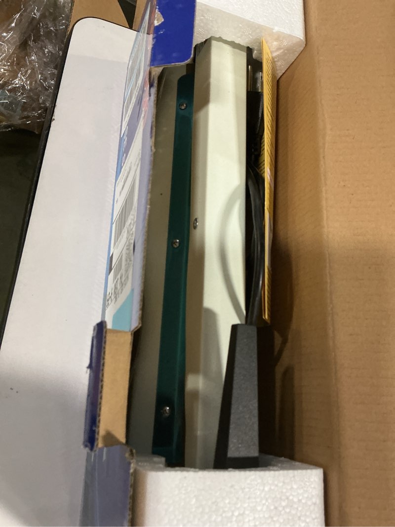 Condition photo showing Good Condition for Impulse Heat Sealer 12 Inch 5mm Mylar Bag Sealer, Iron Shell Sealer, Plastic Bag Sealer Machine, with 4 Replacements Kit (2 Cutting Lines Included) White 12inch-5mm Sealing Width