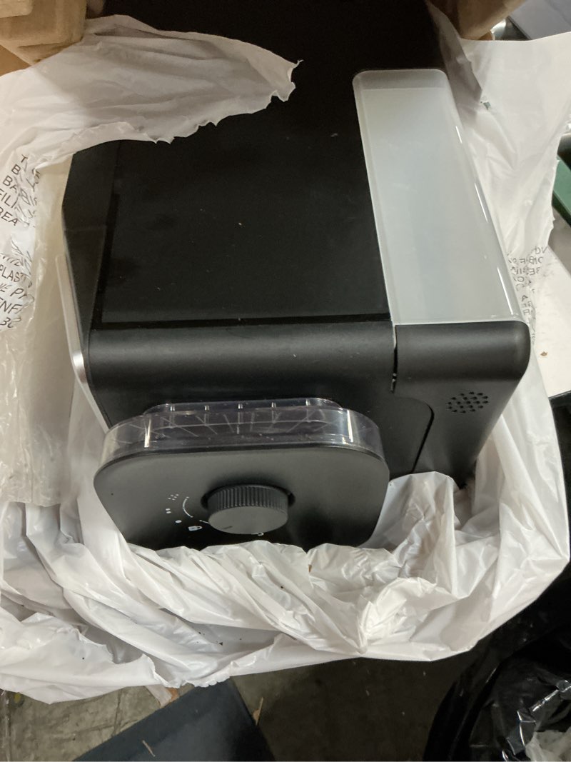 Condition photo showing As Is for gevi grind & brew coffee maker 10 cup, built-in burr grinder drip coffee machine, programmable touch screen, 4-hour warm plate, permanent filter & glass carafe matte black