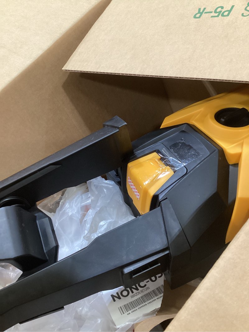 Condition photo showing As Is for giraffe tools electric pressure washer, 2400 psi 2.3 gpm with 4 quick-connect nozzles, 20ft hose & foam cannon, powerful washer for cars/road/driveways/fences