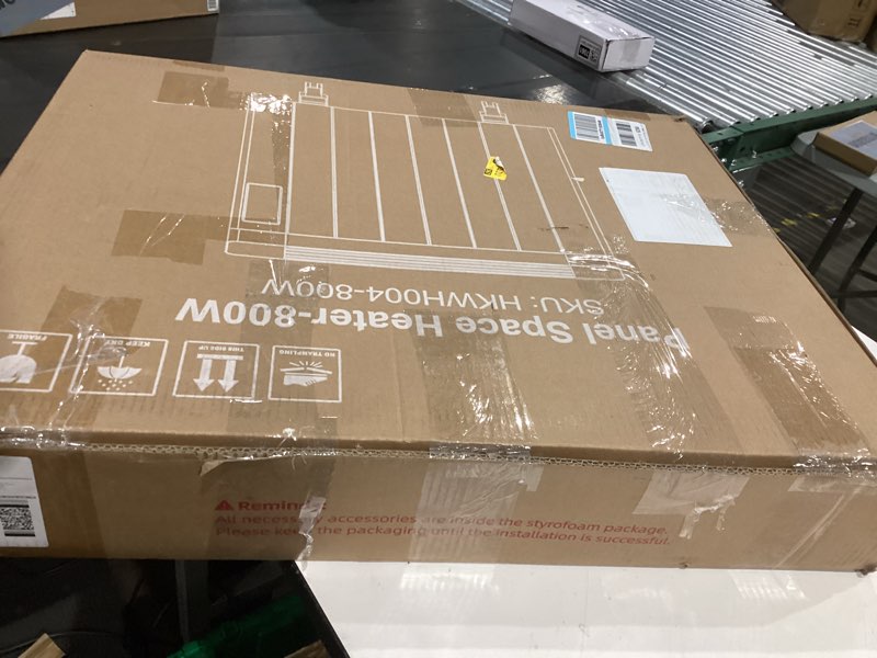 Condition photo showing Good Condition for Fierscial 800W Plug-in Convection Electric Panel Wall Heaters for Indoor Use, Quiet Fan-Less Design,