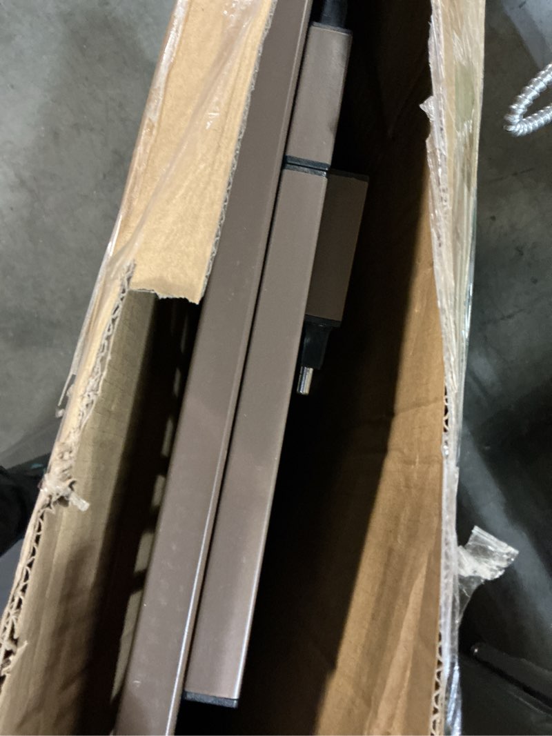 Condition photo showing Good Condition for cumbor 30-46" baby gate for stairs, mom's choice awards winner-auto close dog gate for the house, easy install pressure mounted pet gates for doorways, easy walk thru wide safety gate for dog, brown brown 30"-46" w x 30.5" h