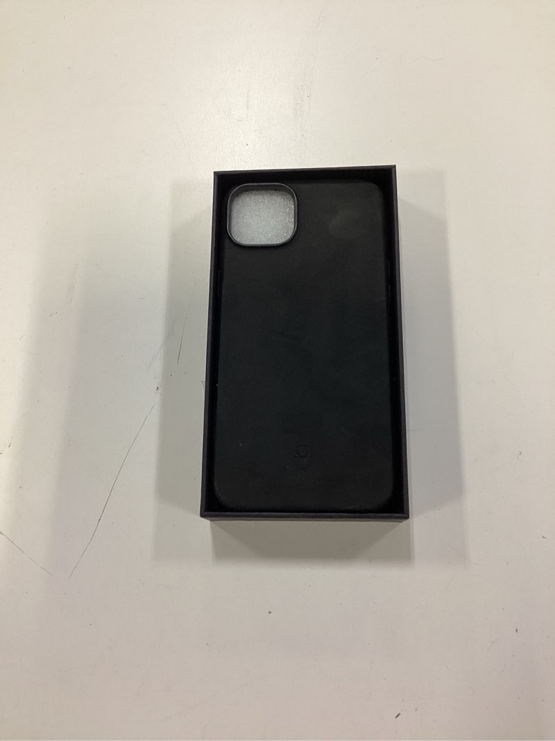 Condition photo showing As Is for donbolso iphone 14 max leather wallet case - protective leather case for iphone 14 max - classic leather with anti-scratch microfiber lining compatible with magsafe - vintage black