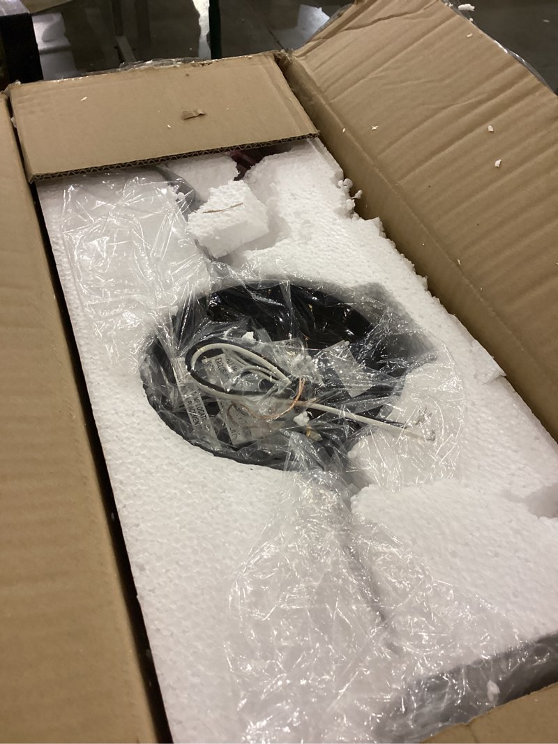 ML Lighting 9703-MB Transitional Three Light Vanity from Ashford Collection in Black Finish