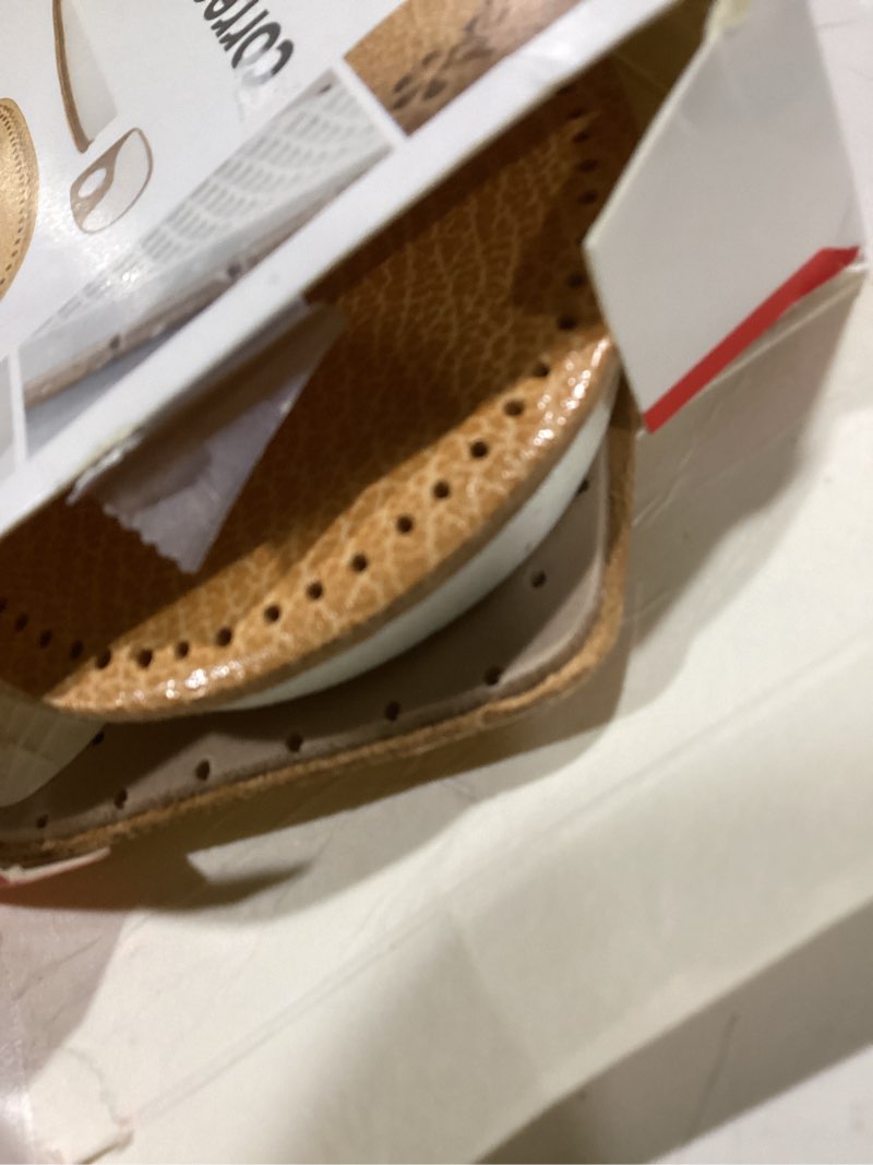 Condition photo showing New/Like New for pedag Correct | German Made Medial and Lateral Wedge Heel Straightener Insert | for Pronation and Supination, Knock Knee Pain, Bow Legs | Vegetable Tanned Leather | Large (Women 11 up to Men 10) Large (Pack of 1)