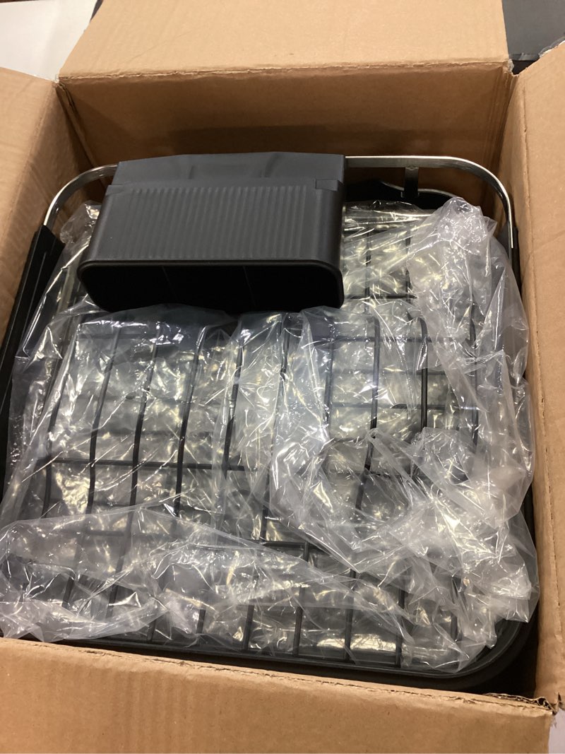 Condition photo showing Good Condition for Dish Drying Rack – Expandable Dish Rack for Kitchen Counter, Stainless Steel Dish Drainer with Utensil Holder, Black