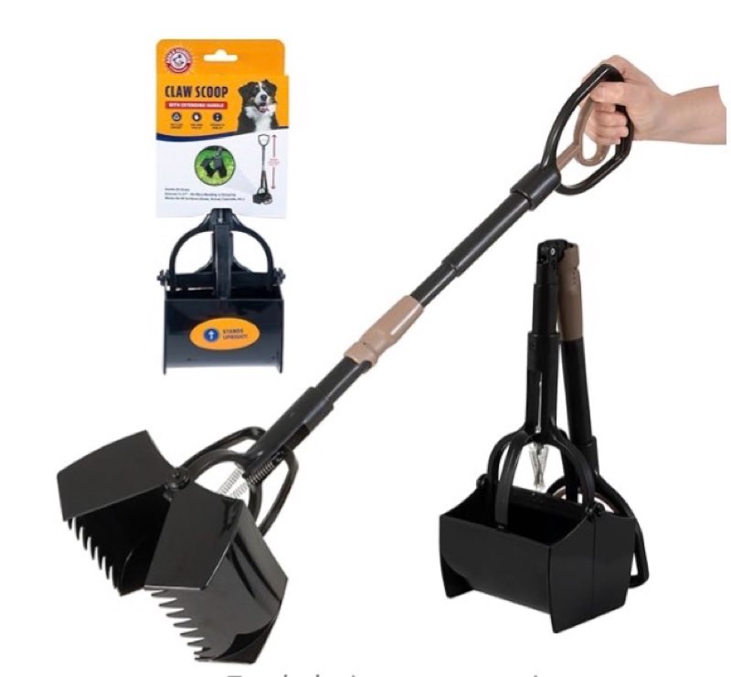 Arm & Hammer Pooper Scooper Claw Scoop Dog Poop Scooper for Yard Pet Waste Management System