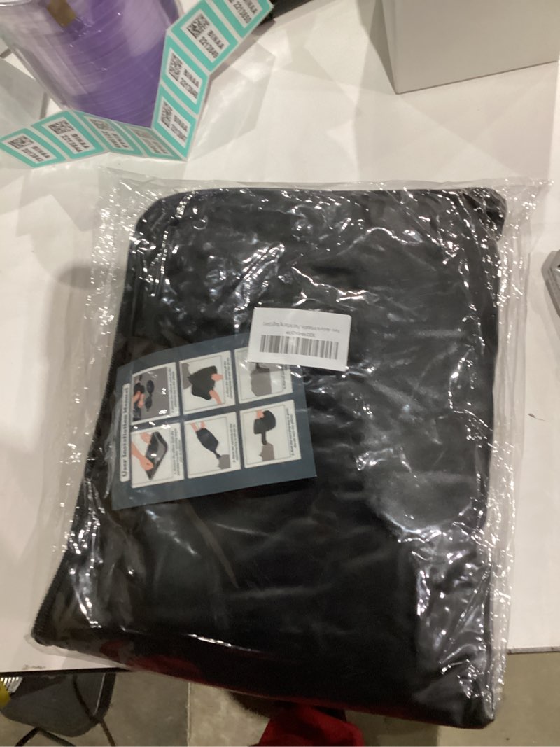 Condition photo showing New/Like New for Inflatable Car Seat Foot Rest for Airplane or Toddler Bed for Air Plane (with Fast Inflating Bag) (Beige)