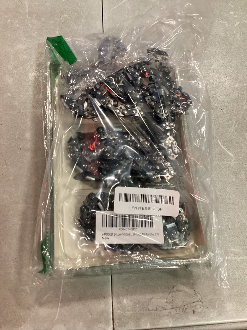 Condition photo showing Good Condition for 3-pack 20 inch chainsaw chains 72 drive links .050" gauge 3/8" pitch | 33rs 72 fits stihl ms 029 036 039 391 310 311, husqvarma 455 rancher 460 55 257 261 359 362xp 272xp, 555455, e72, d72 20" 72dl 3/8" .050" ×3 pack