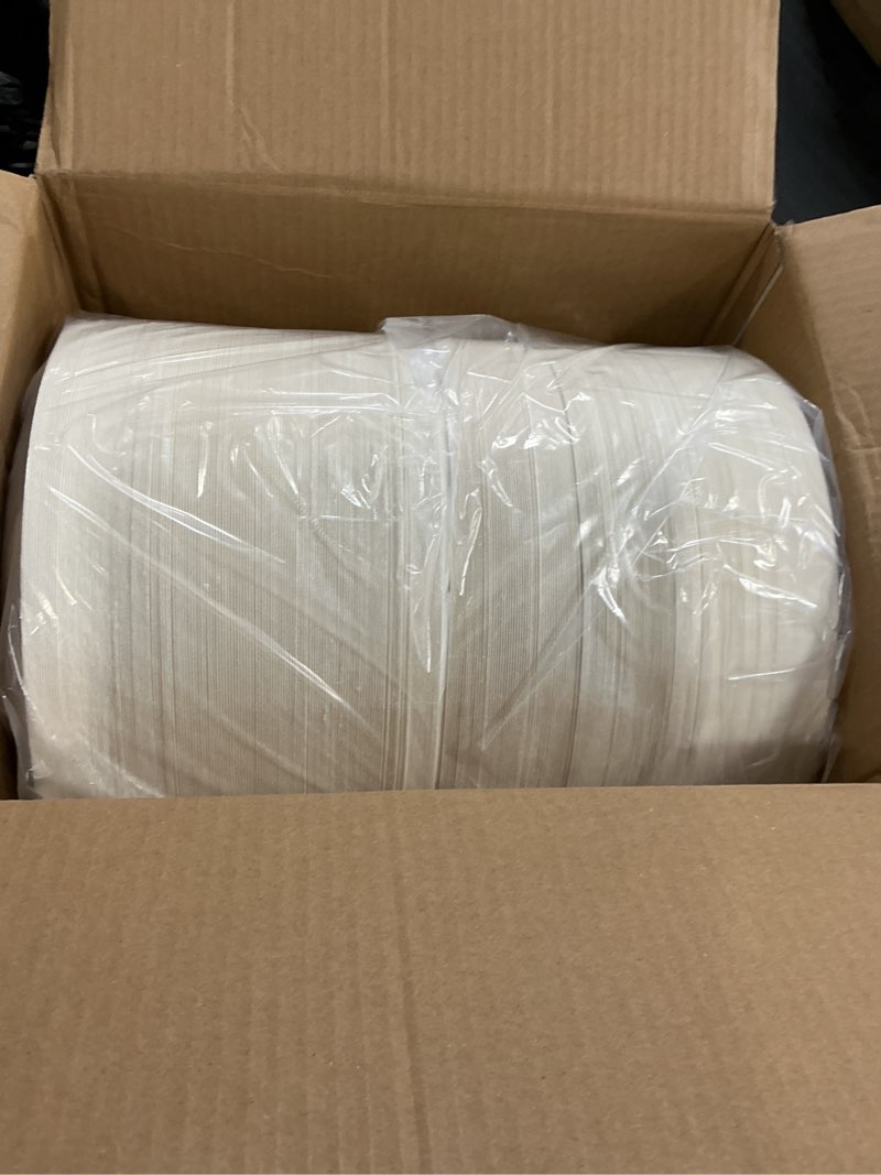 Condition photo showing New/Like New for JOLLY CHEF Compostable Heavy Duty Plates Eco-Friendly Disposable White Paper Plates Made of Bagasse Biodegradable Bulk for Party Dinner Sugarcane Lunch Christmas 300 Count (Pack of 1) White