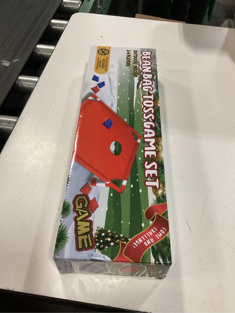 Condition photo showing New/Like New for bean bag toss game set 