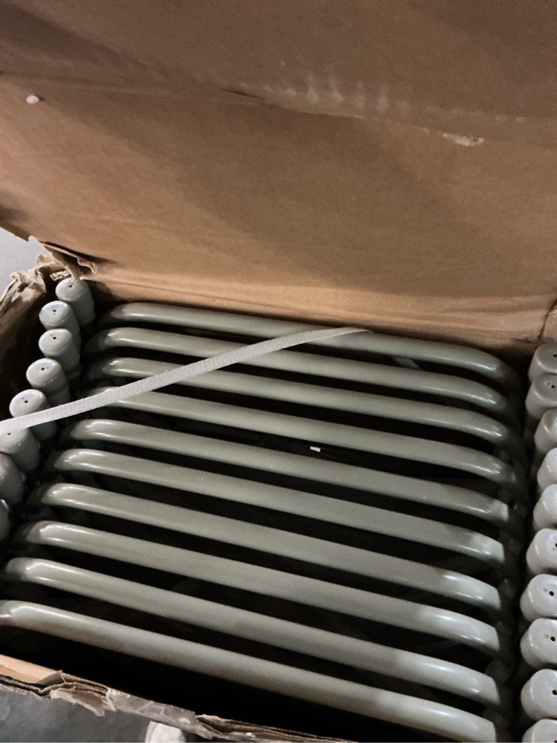 Condition photo showing New/Like New for Flash Furniture Hercules Series Plastic Folding Chair - Red - 650LB Weight Capacity Comfortable Event Chair - Lightweight Folding Chair