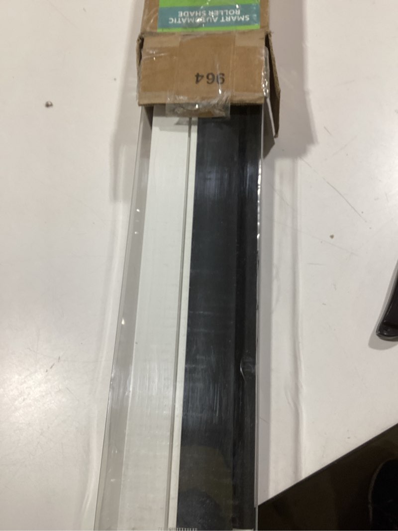 Condition photo showing Good Condition for Motorized Blinds with Remote,100% Blackout Smart Roller Shades,Rechargeable Smart Blinds?Solar Panel Included? Wireless Electric Cordless Shades with Cover Compatible with Alexa Black 34 * 72 C-black 34"W x 72"H